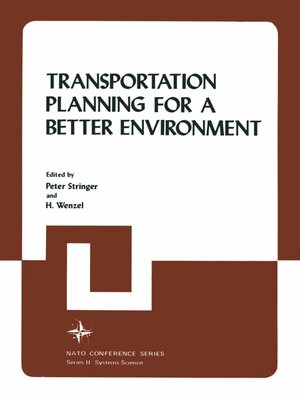 cover image of Transportation Planning for a Better Environment